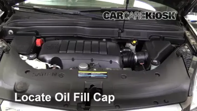 2010 Saturn Outlook XE 3.6L V6 Oil Add Oil